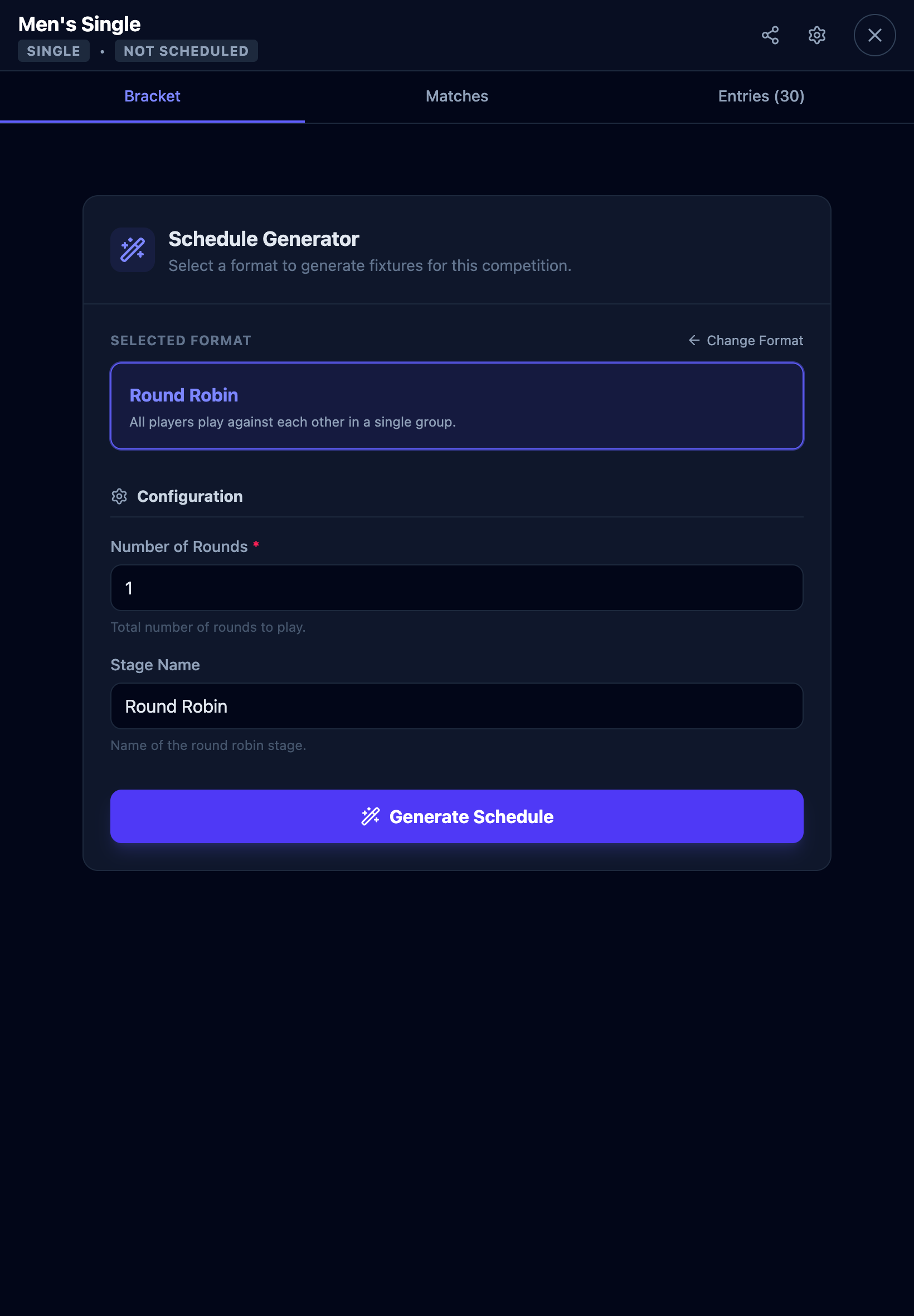 Round Robin Configuration