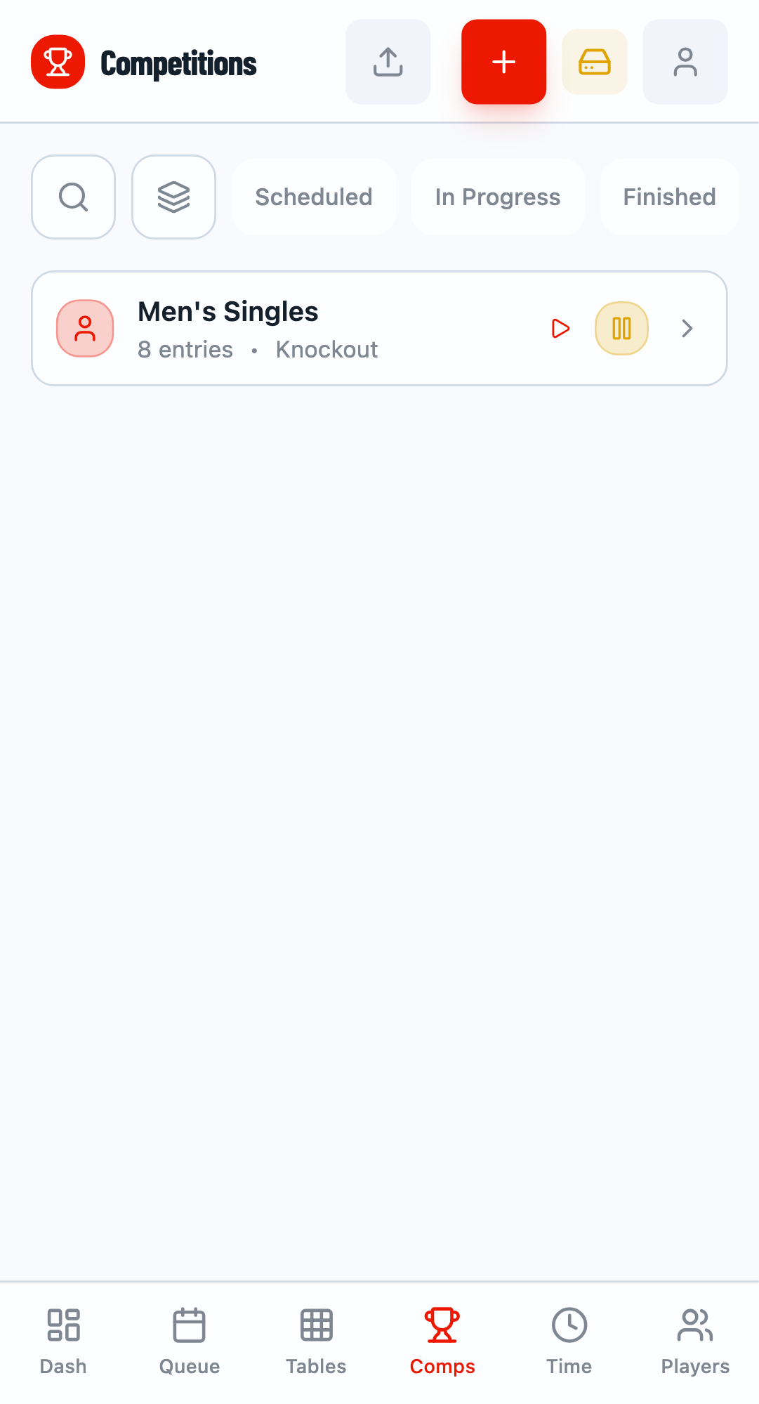 Competitions with results