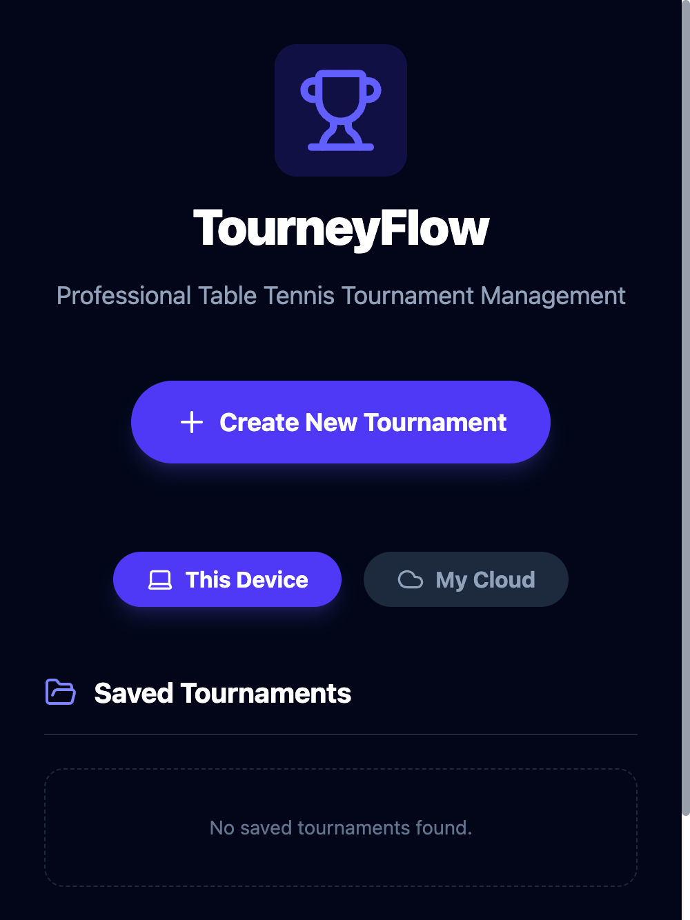 TournamyFlow Dashboard